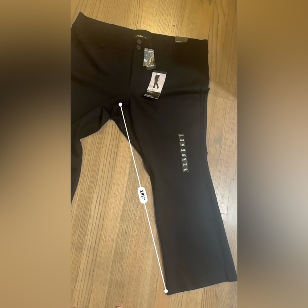 NWT-Studio by Torrid-Signature Ponte Stretch Trouser-Size 24S - Picture 4 of 7